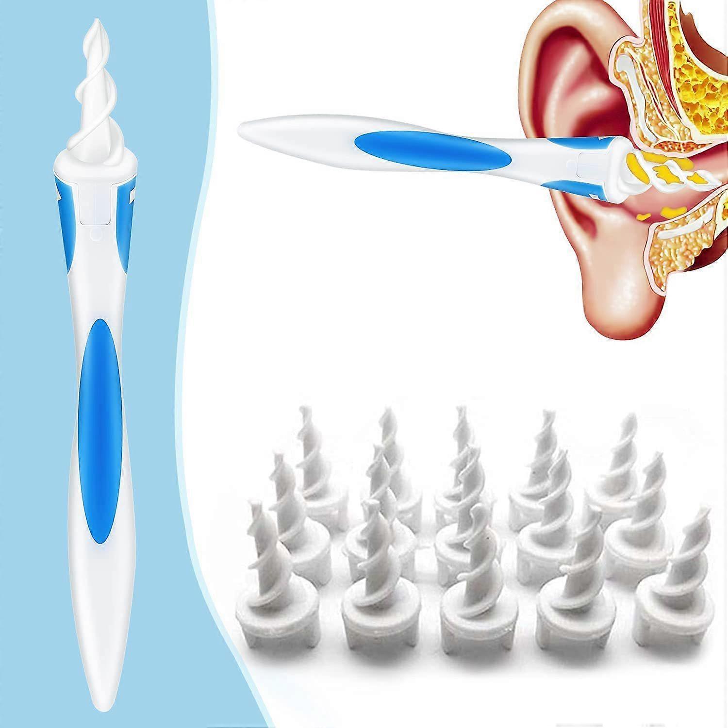 Multifunctional Spiral Earwax Remover Soft Ear Cleaning Tool
