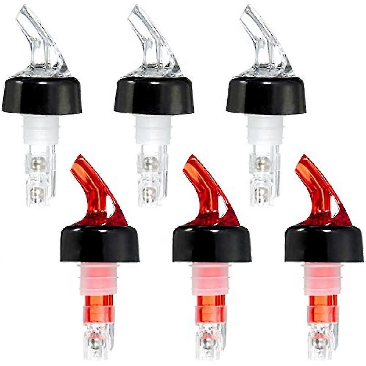 6Pcs Measured Bottle Pourer 30ml Wine Measuring Dispenser