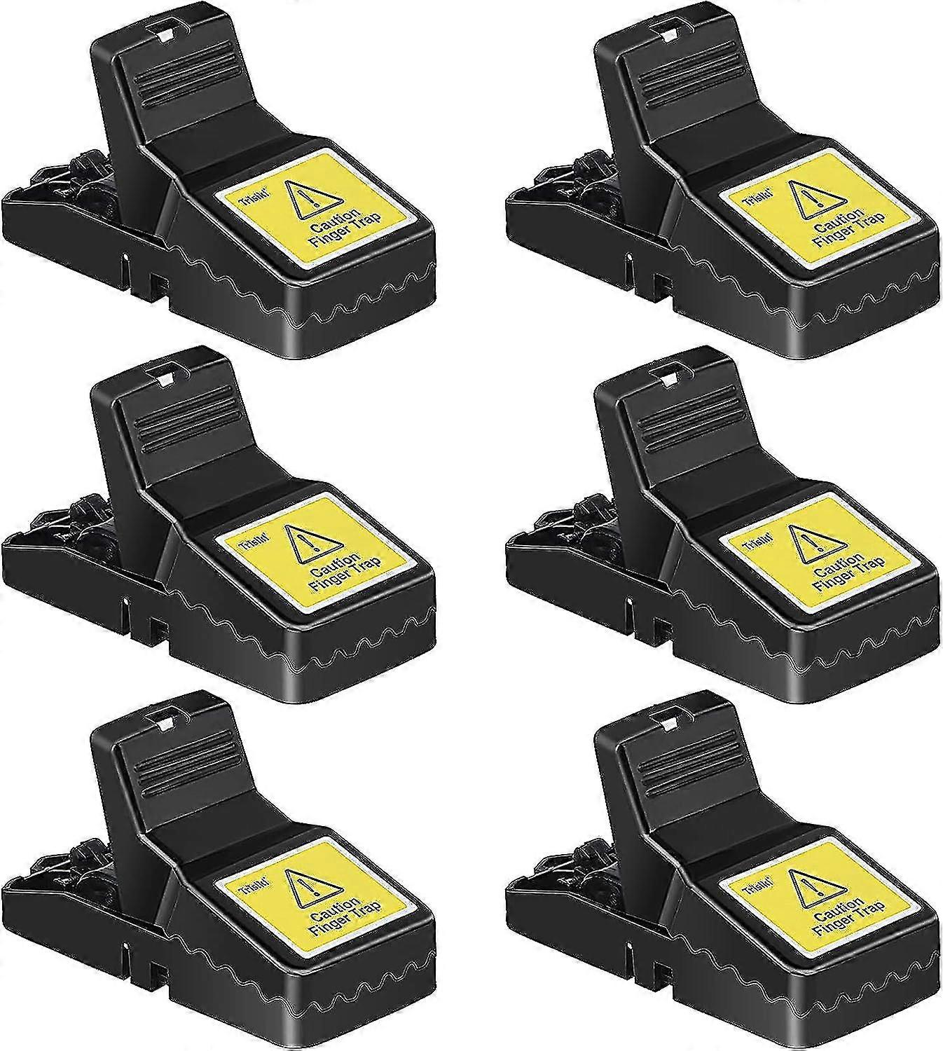 mouse Trap, Reusable Mice Traps For Indoors That Work, High Sensitive Small Snap Traps That Kill Instantly With Detachable Bait Cup, Easy Set-up &