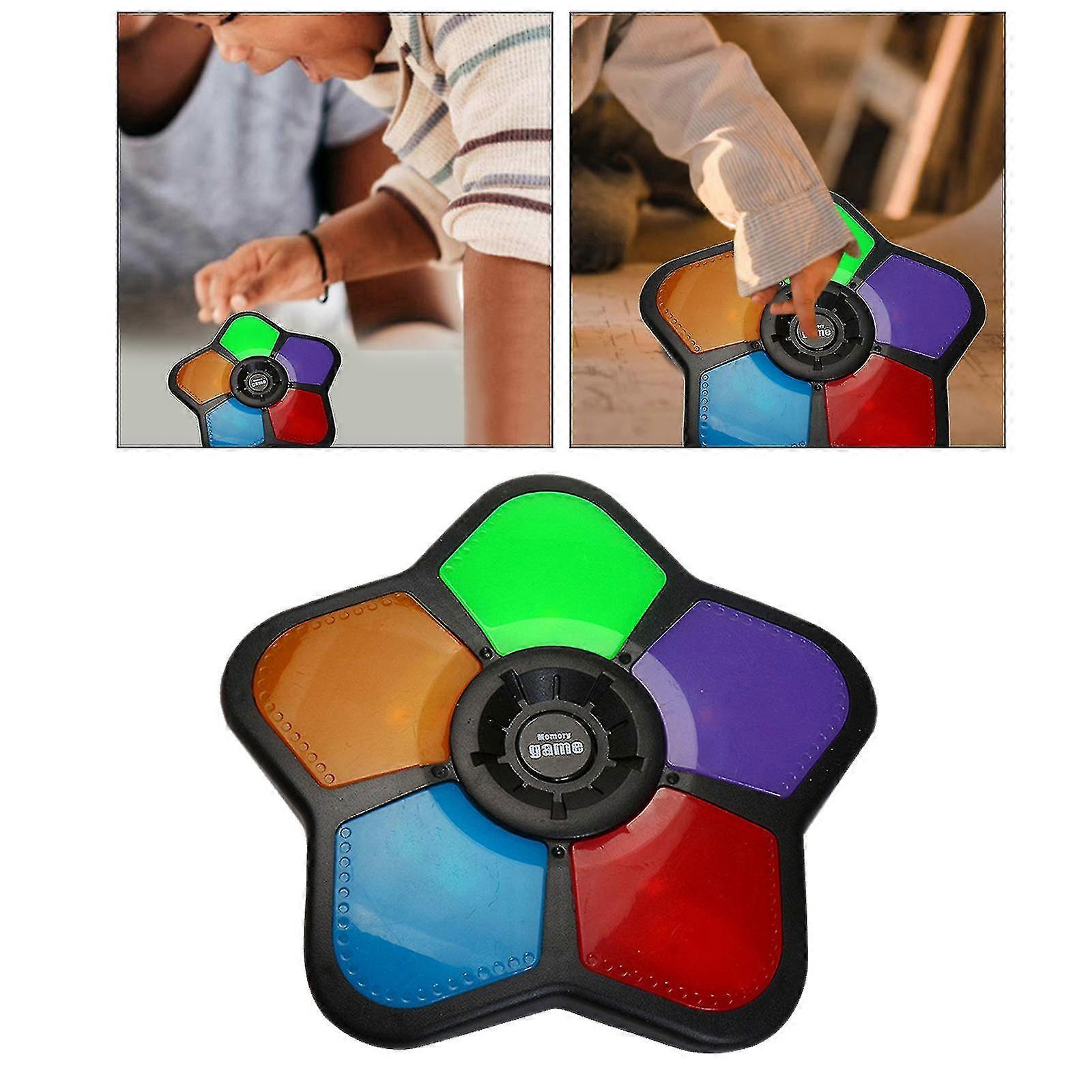 Klassisk moro Pocket Memory Maze spill Elektronisk Gjenta Color Memorizing Training Læring Reise leketøy