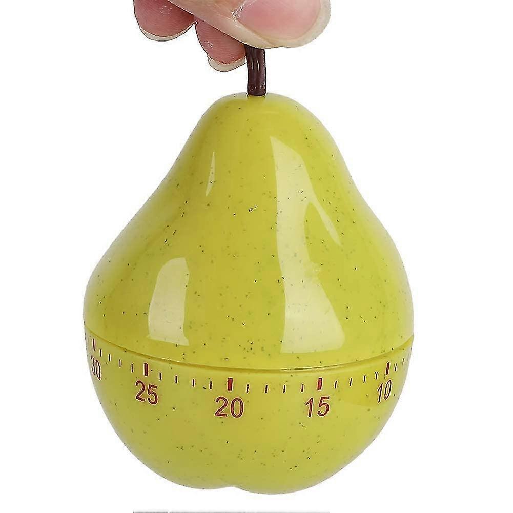 Sour Pear Kitchen Timer 60 Minute Wind Up Cooking Timer Mechanical Rotating Alarm Reminder Countdown Timer Gift