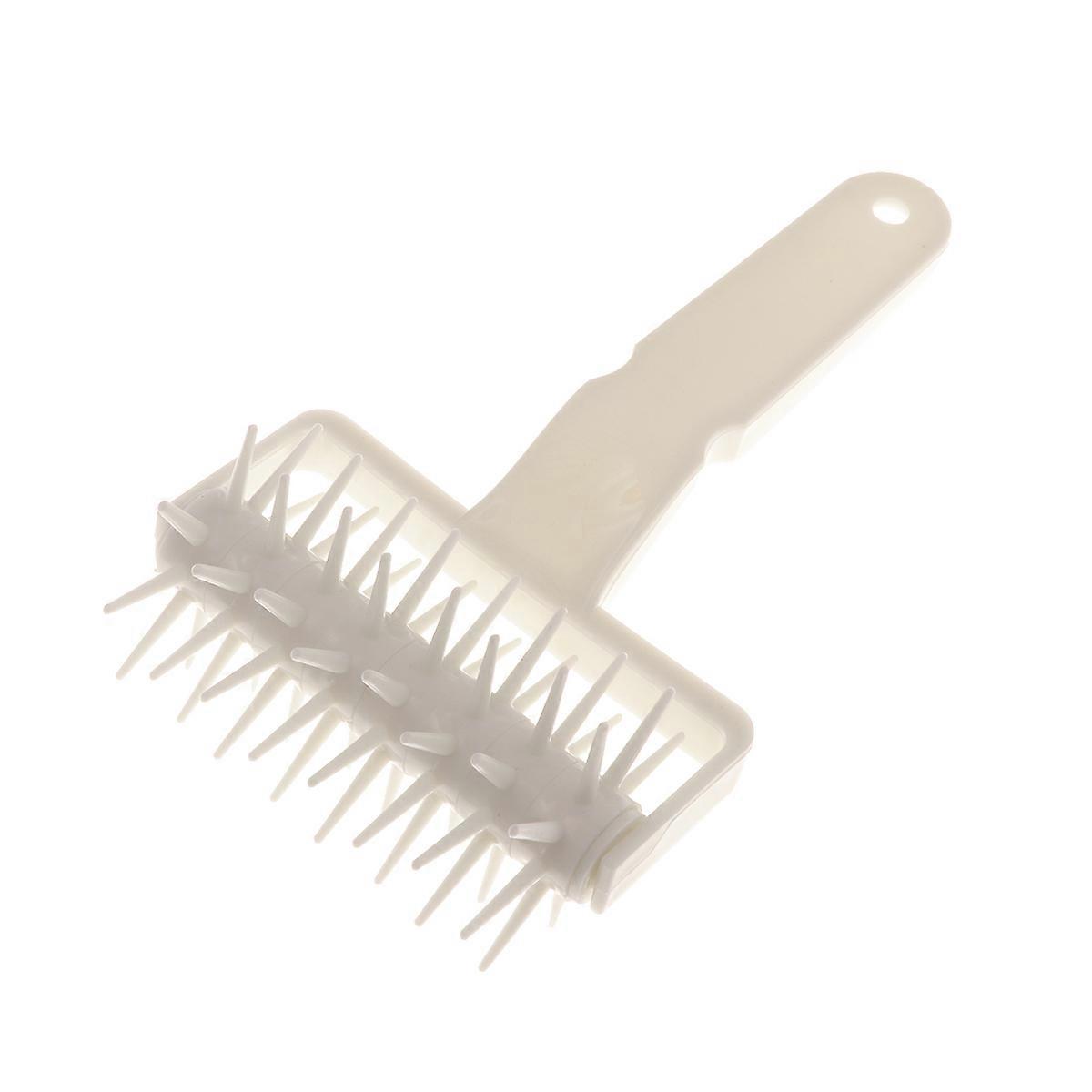 Plastic Baking Spike Roller Pastry Pizza Dough Docker Roller (Random Color)