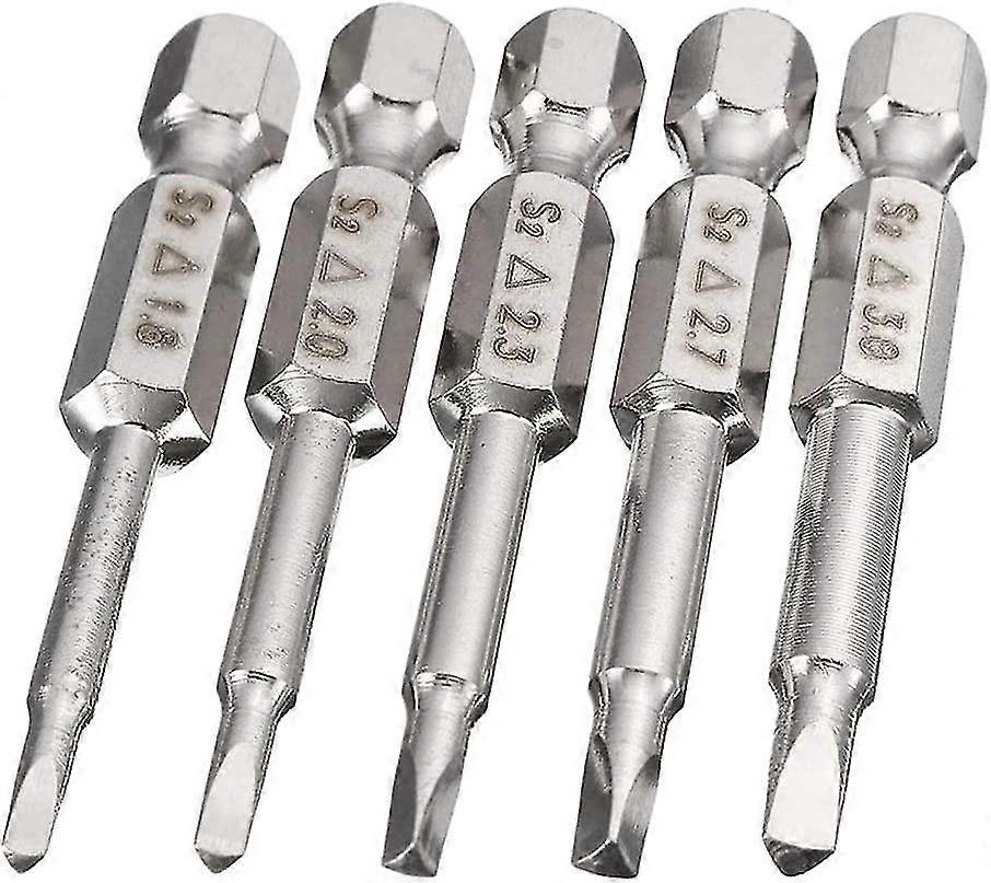 5 X 1/4" Triangle Screwdriver Bits,50mm Hex Shank Magnetic,s2 Screwdriver Set Electric Screwdriver B
