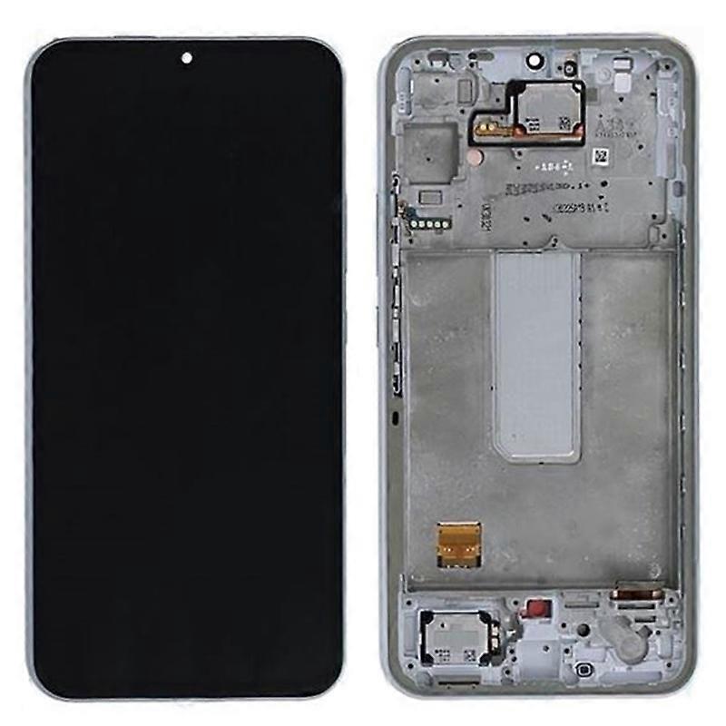 Type C For Samsung Galaxy A34 5G A346 OEM Grade S AMOLED Screen and Digitizer Assembly + Frame