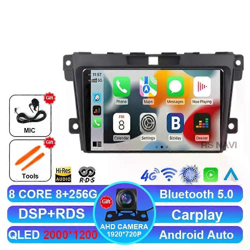 Android 14 Car Radio For Mazda Cx-7 Cx7 2008 - 2015 4g Lte Head Unit 5g Wifi Gps 2 Din Viedo Player Dvd Stereo Bt Multimedia Dsp