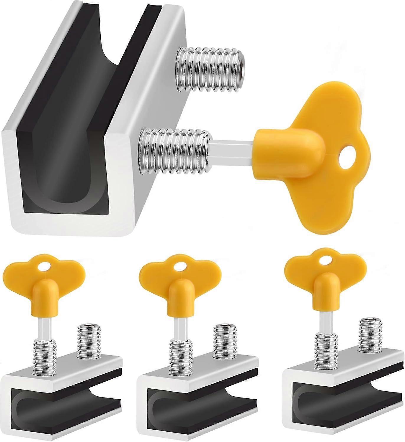 4 Pack Adjustable Security Window Locks for Home Use