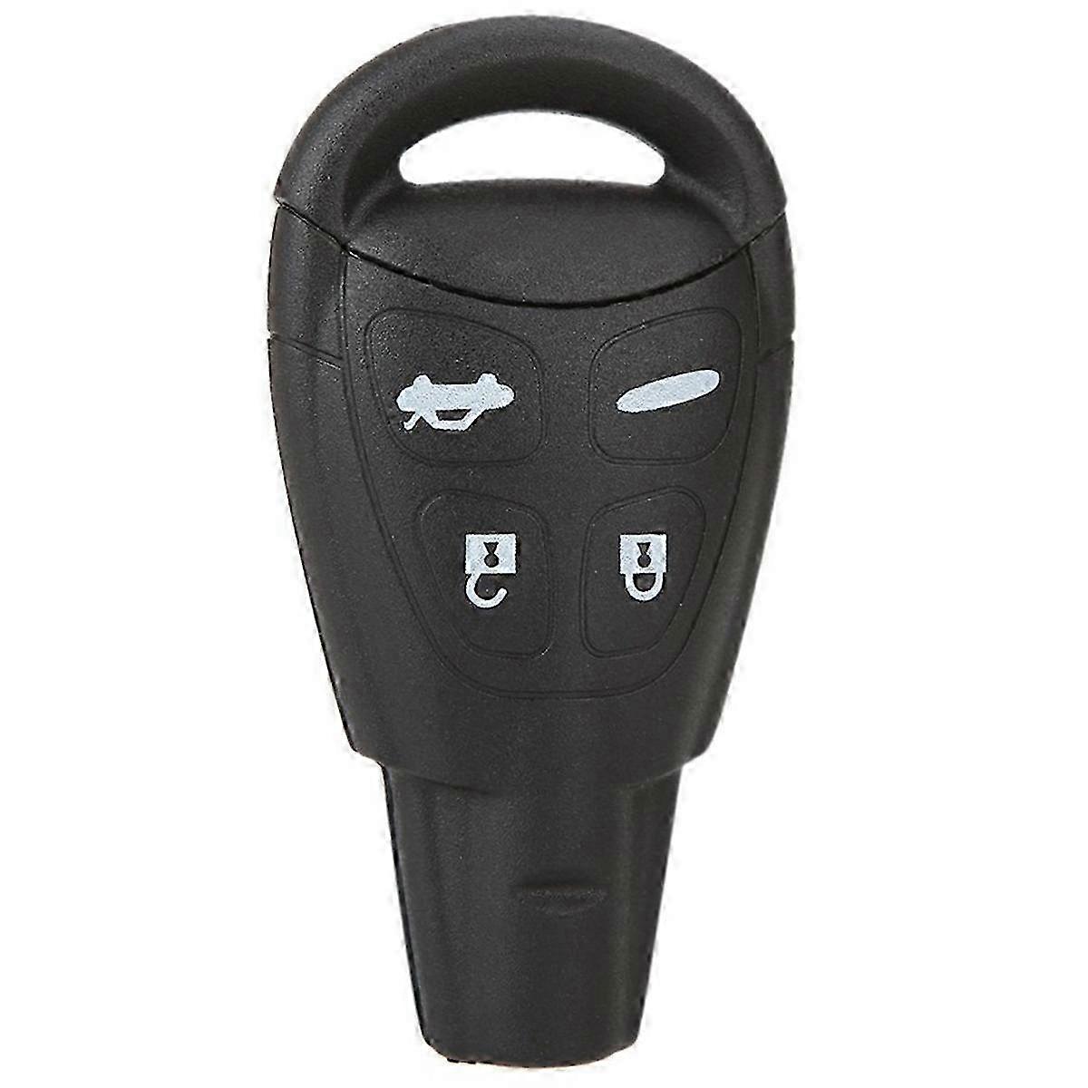 Replacement 4 Buttons Keyless Entry Remote Car Key Fob Shell Case Cover and Button Pad with Insert B