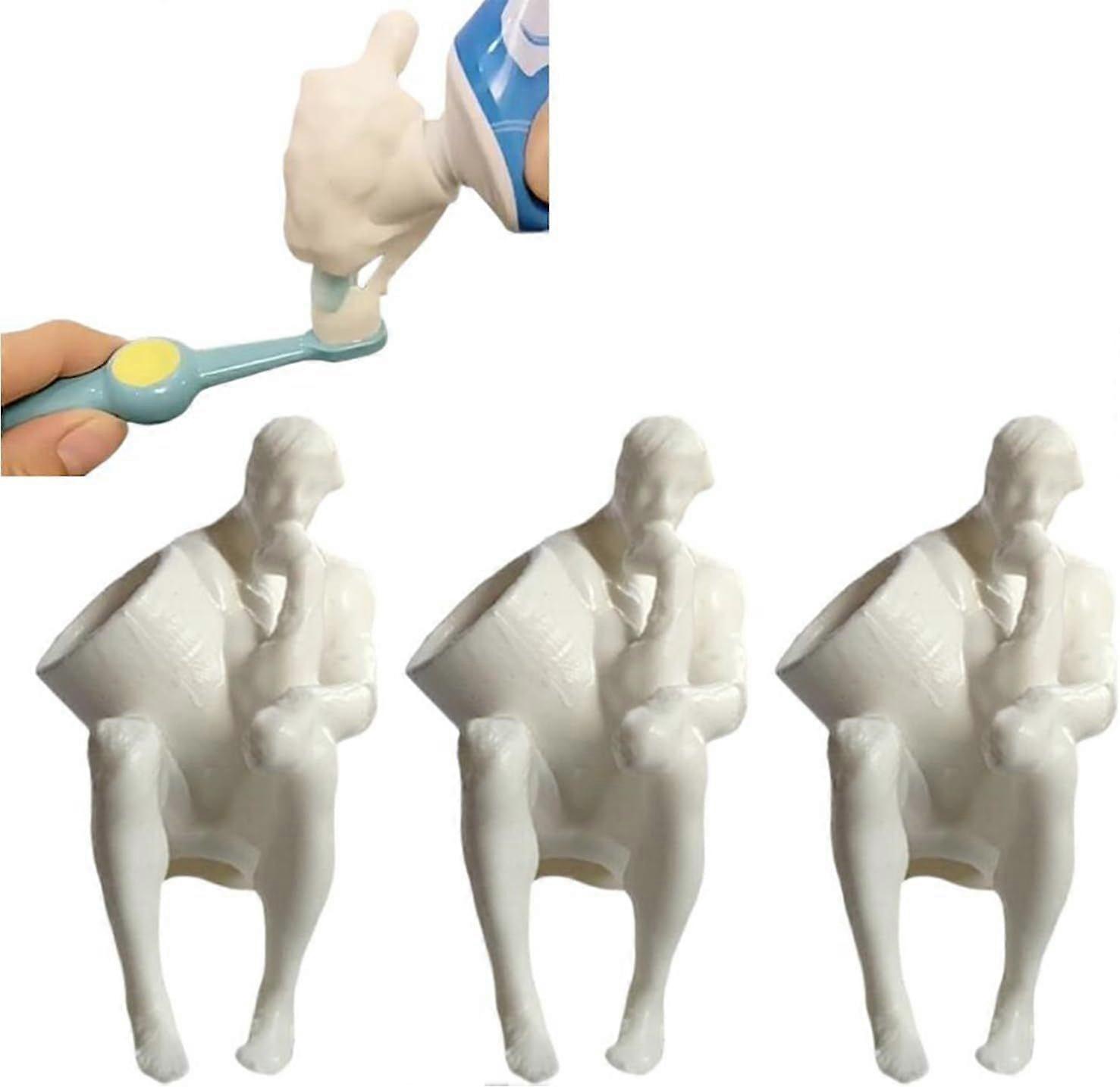 Toothpaste caps, Pooping Butt Toothpaste Topper Funny Toothpaste Dispenser Caps, Novelty Toothpaste Squeezer Unique Gift