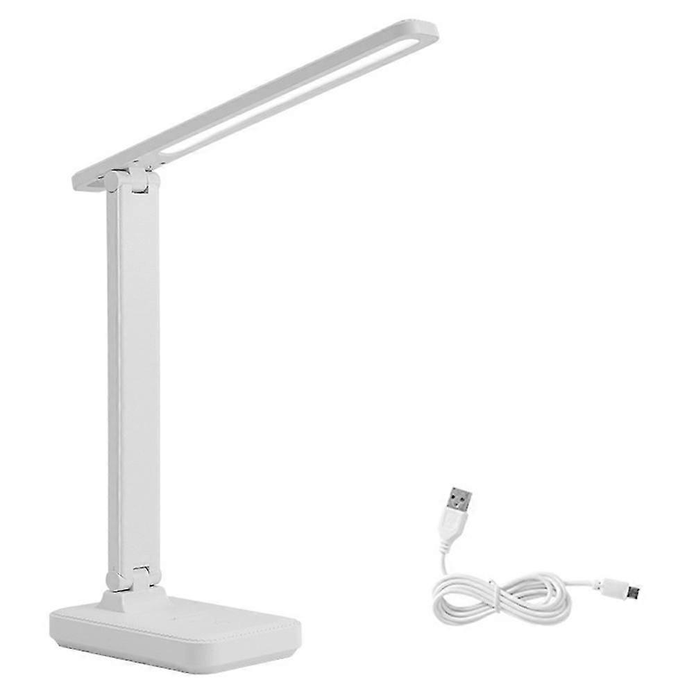 Led Desk Lamp Reading Lamp With Usb Charging Port 3 Lighting Modes , Sensitive Control, Eye-caring Office Lamp