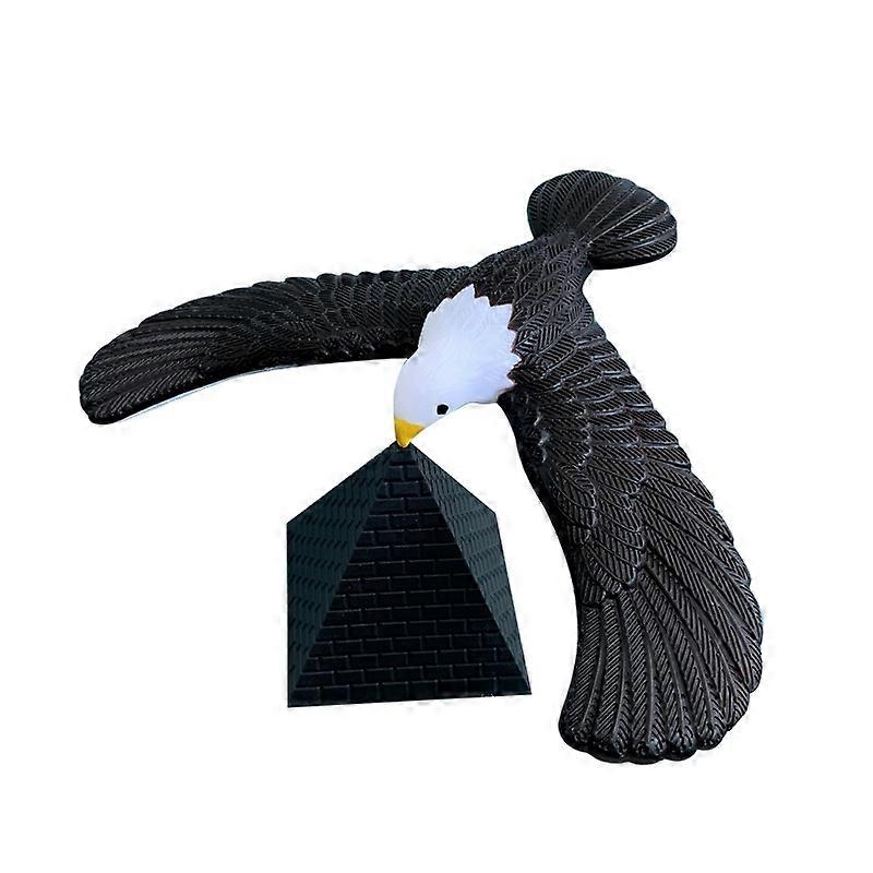 Type A Balance Eagle Bird with Pyramid Stand Magic Toy Keep Balance Learning Toy for Home Office