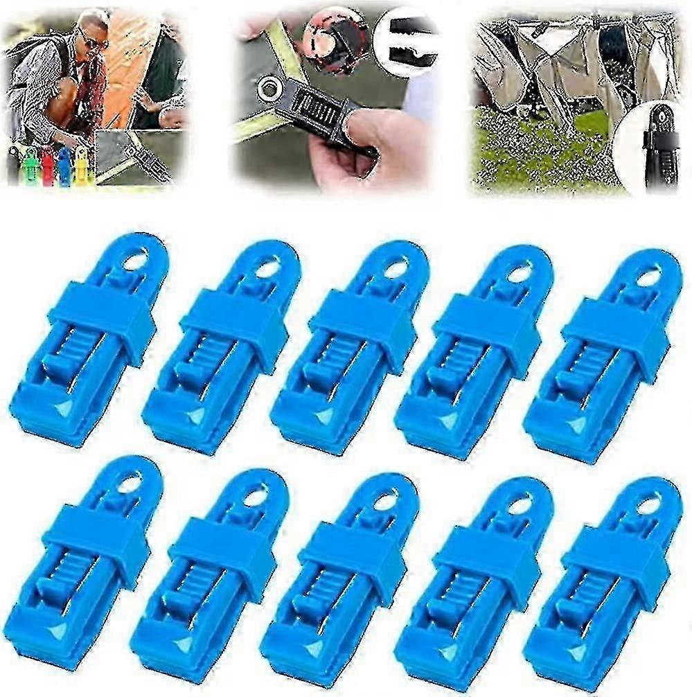 10pcs Adjustable Heavy Duty Latch Handle For Tarp And Shade Cloth, Plastic Clips For Shade Cloth, Reusable Tarp Clips