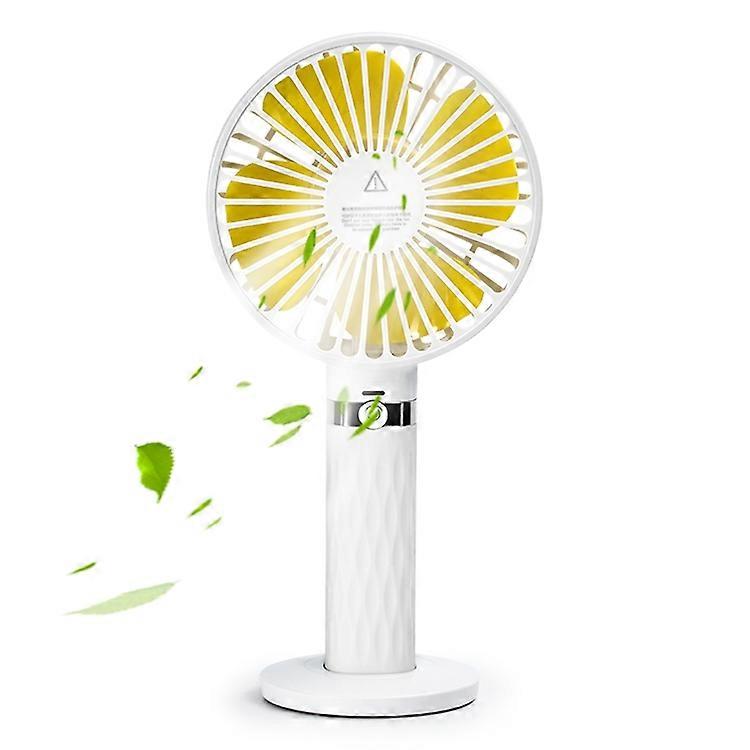 S8 Portable Mute Handheld Desktop Electric Fan, with 3 Speed Control