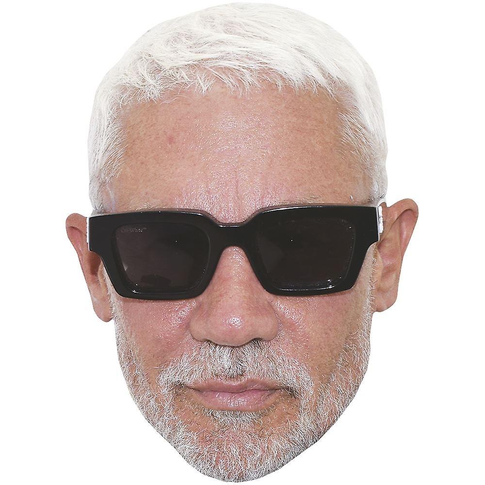 Wayne Lineker (Sunglasses) Celebrity Mask, Flat Card Face
