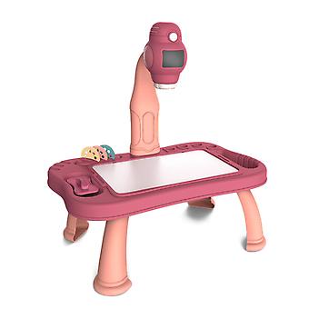 Smart Projector, Kids Painting Table Set,  Projector Educational Toy Learn To Draw Play Set For Kids