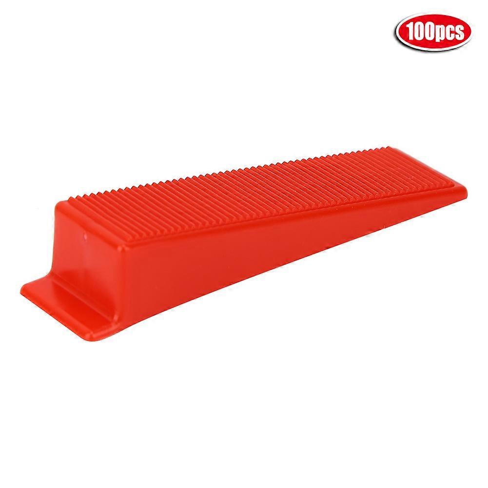 100Pcs Tile Leveling Wedges  Floor Wall Tile Leveler Spacers Tiling Tool