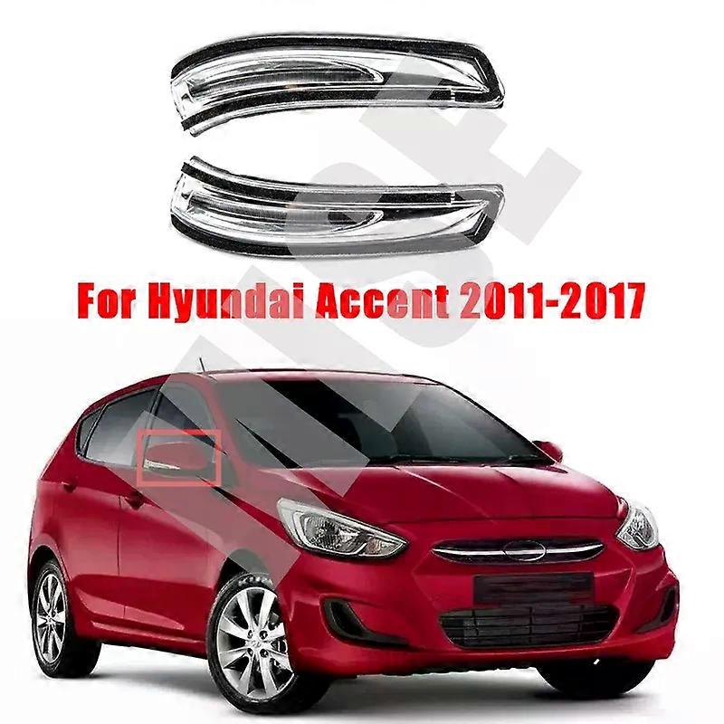 Applies to For Hyundai 2011-2017 Accent Car Side Rearview Mirror Turn Signal Light Flashing Light Indicator Lamp 87614 1R000 87624 1R000