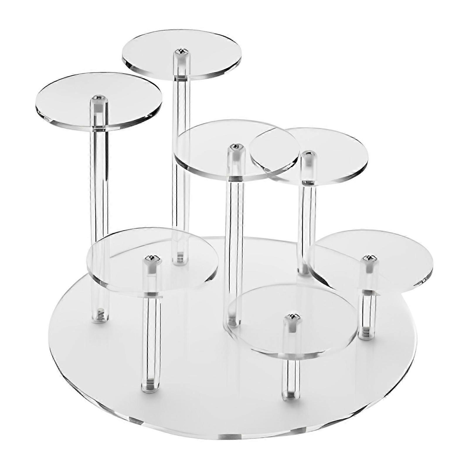 الاكريليك عرض الناهض الوقوف قوي كب كيك الرف للأقراط والمجوهرات الحلوى واضحة