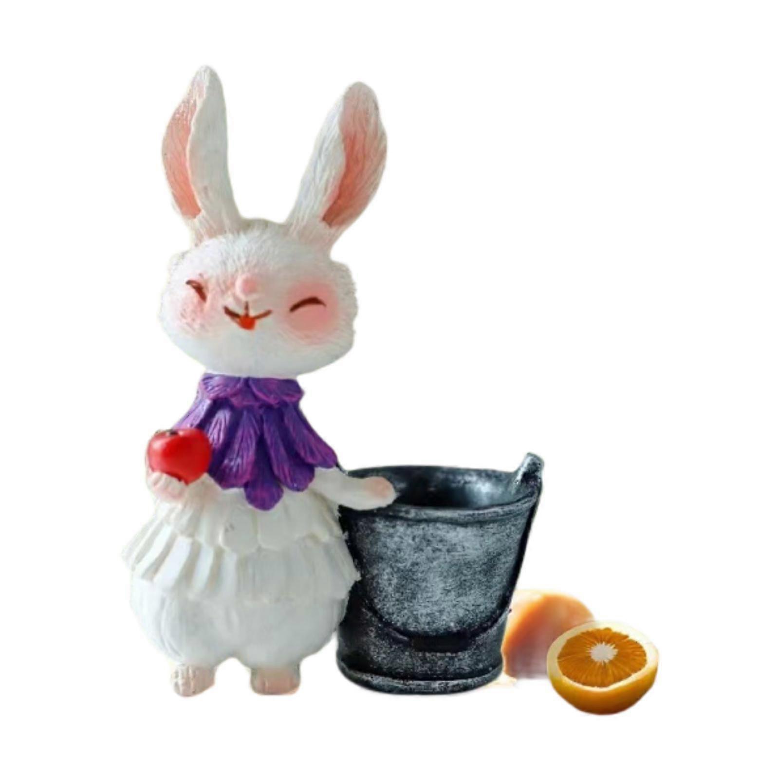 イースターバニーフィギュアイースターギフト植木鉢テーブルセンターピースかわいいウサギ