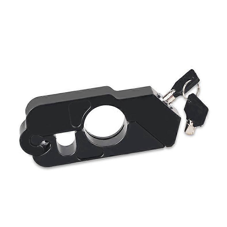 Motorcycle Universal Handlebar Lock Aluminum Alloy Handlebar Brake Lever Solid Lock Imitation Lock Lever