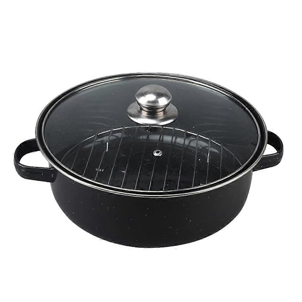 Roasted Sweet Potato & Chestnut Pot - Versatile Cast Iron Baking & Roasting Container for Kitchen Use, 2 Quart