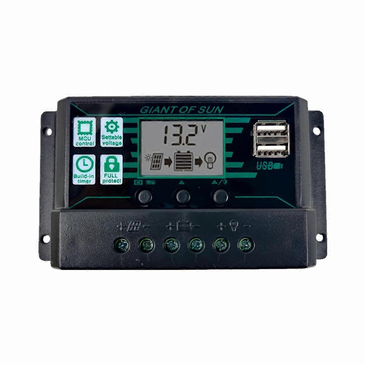 Solar Charge Controller 12V 24V Solar Panel PV Controller for Lifepo4 Lithium GEL Lead Acid Battery 80A