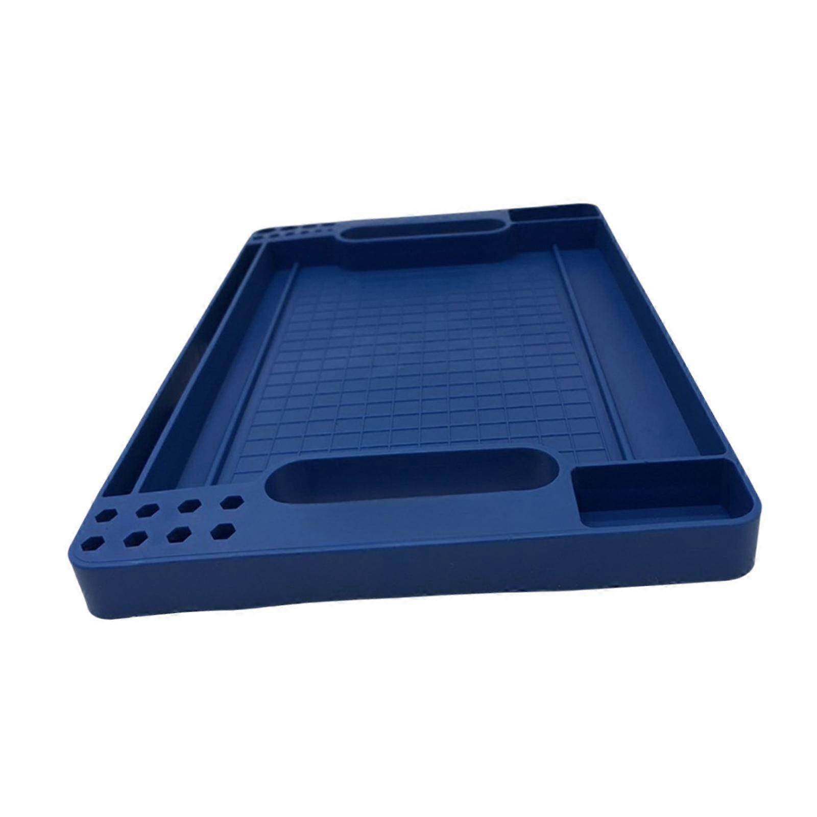 Flexible Tool Tray Grip Mat with Handle Tool Mat for Welding Crafts Workshop
