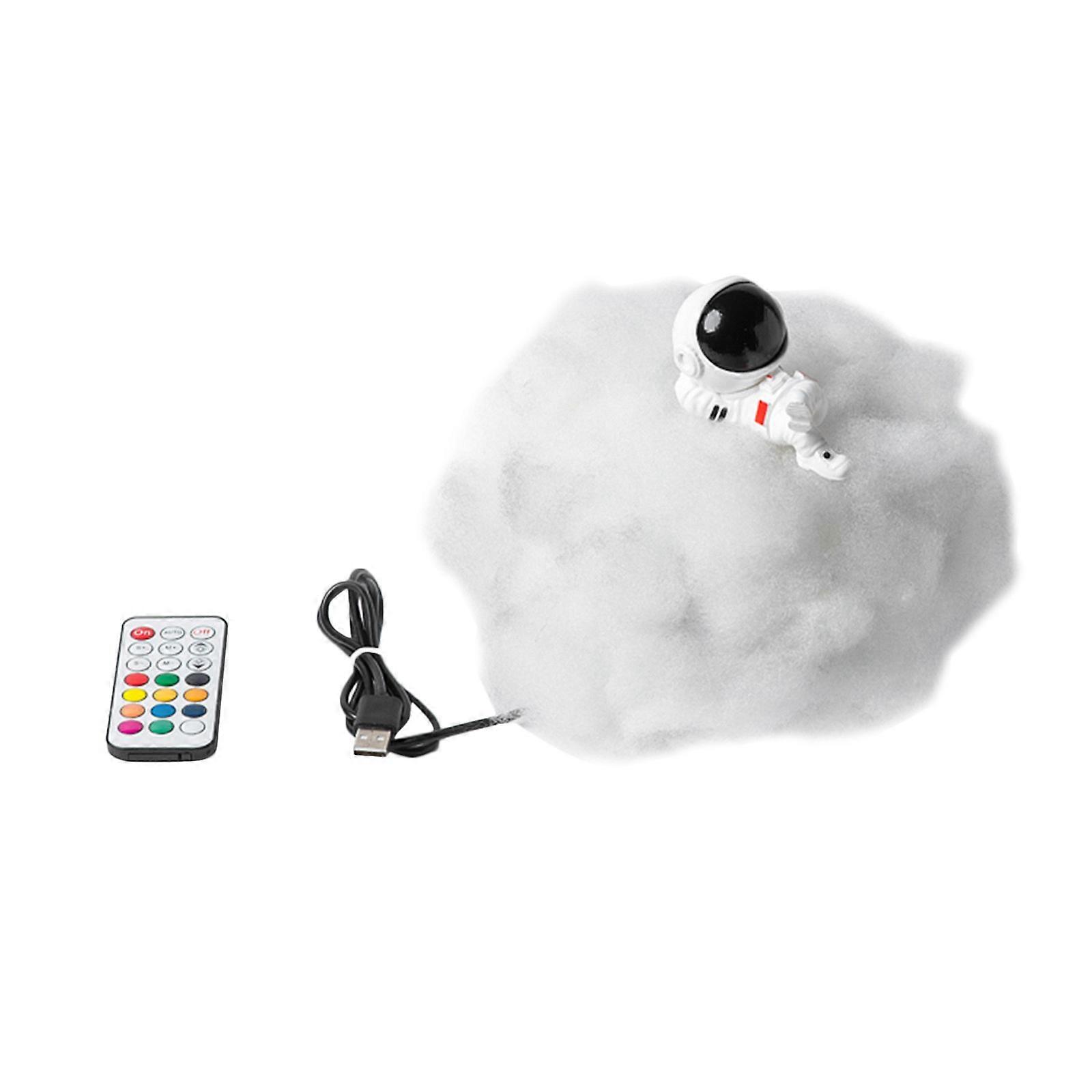 LED Colorful Clouds Astronaut Lamp With Effect As Children's Night Lamp