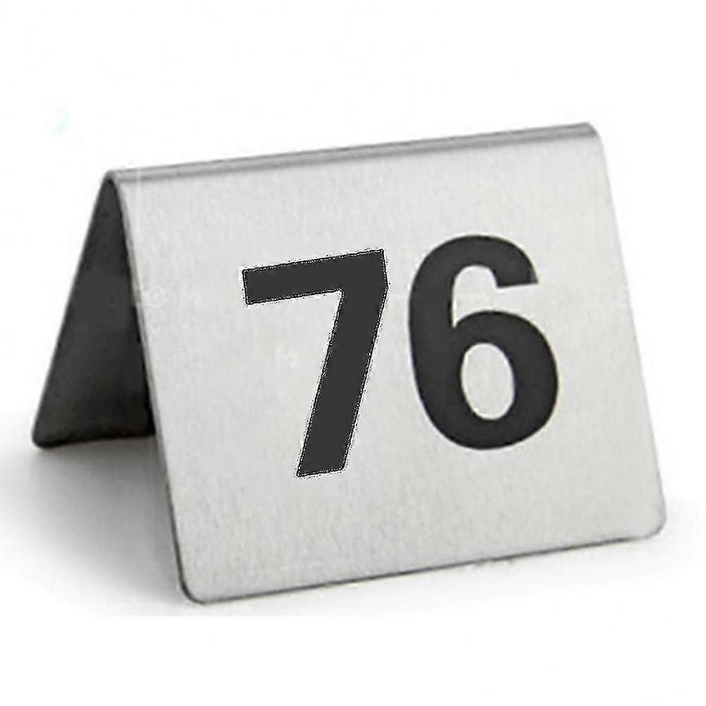 25 Pcs Stainless Steel Table Numbers Stable Base Multipurpose Number Sign For Restaurant Hotel Cafe Guanguan f26