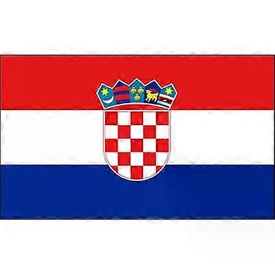 90x150cm 100% Polyester Croatia Flag For Decoration