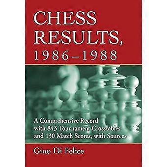 Chess Results 1986 1988 A Comprehensive Record with 843 Tournament Crosstables and 130 Match Scores with Sources