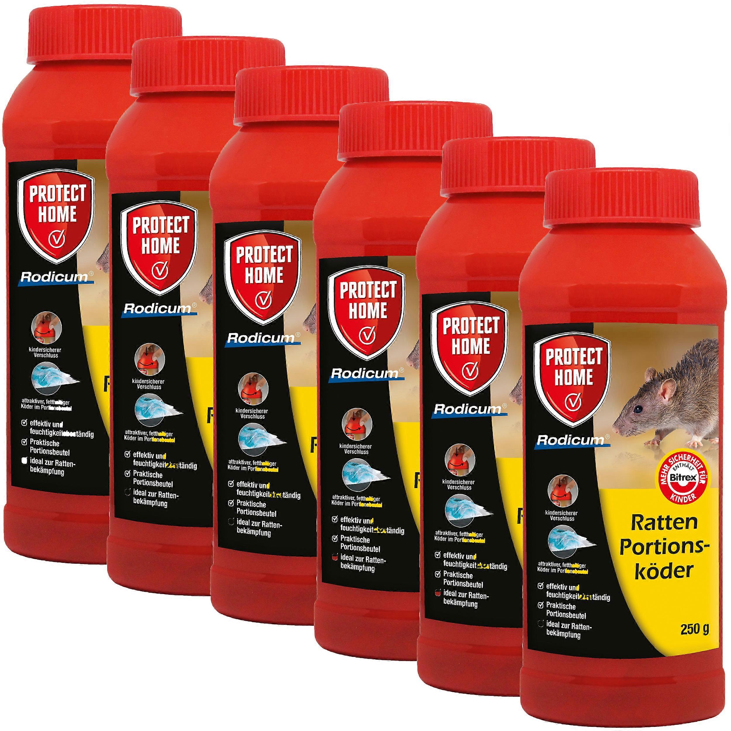 6 x PROTECT HOME® Rodicum® Rat Bait, 250 g