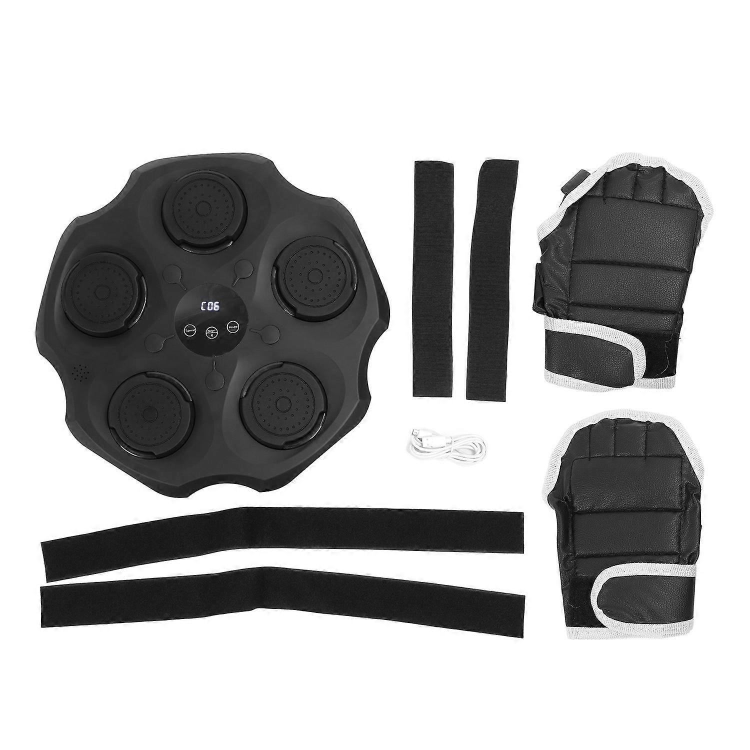 Boxing Machine Bluetooth Music Playback Wall Mounted Punching Trainer Indoor Fitness Equipment with