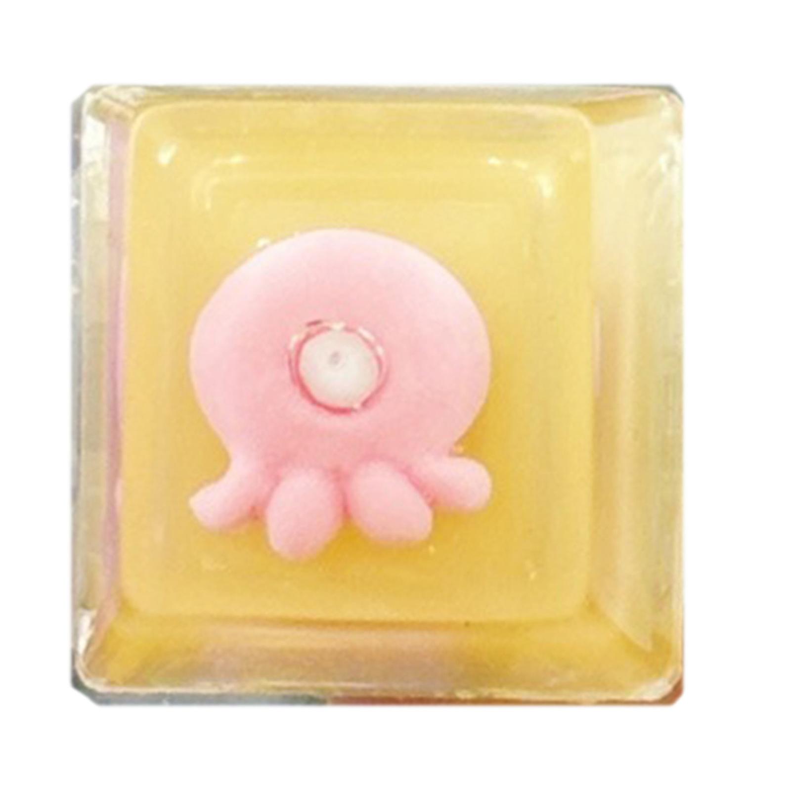 1PC Resin Backlit Keycap Mechanical Keyboards Keycap Cute Animal Pattern Translucent Keycap