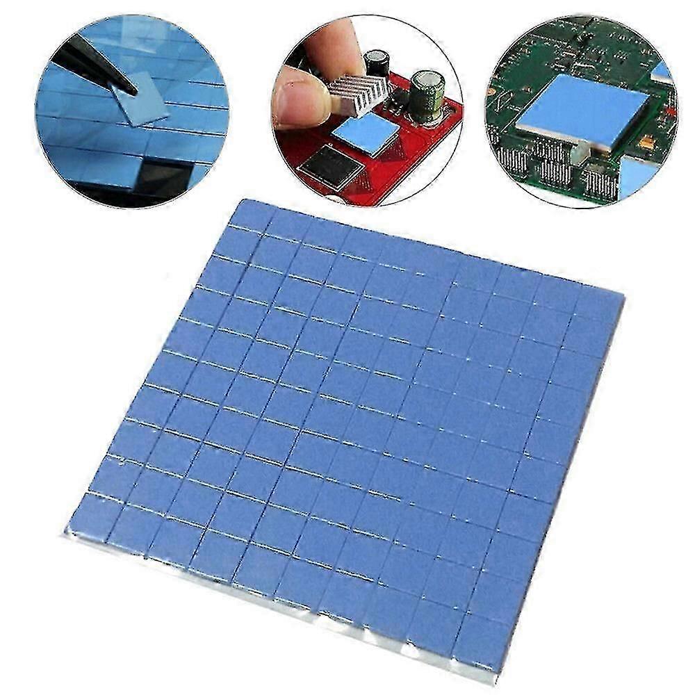 100stk Wrmeleitpad GPU CPU Khlkrper Khlung Leitfhiges Silikon Pad 10*10