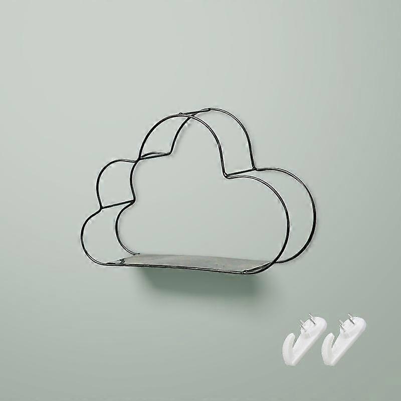 Cloud Shape Wall Shelf Rack Decorative Storage Organizer Hanging Home Decorations