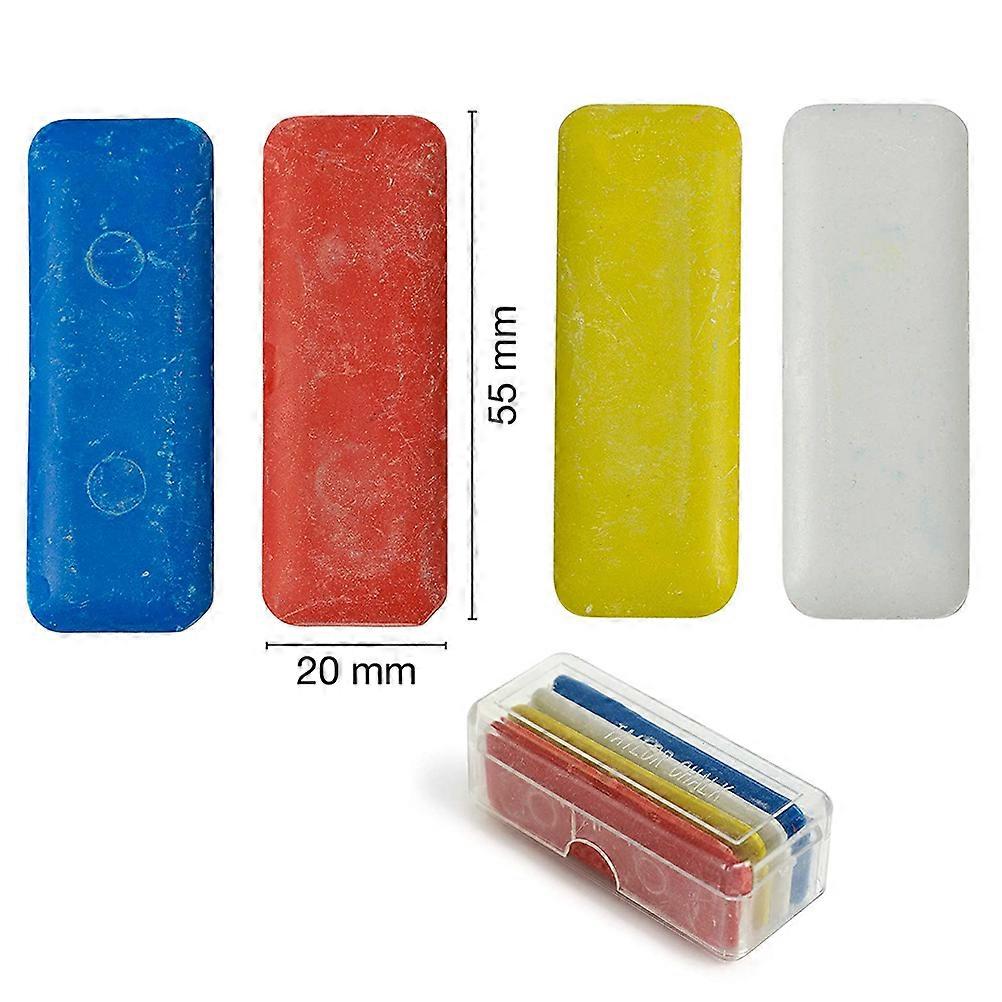 Clay Based Chalk Set, Trusted Brand Offers Multipurpose Use And Compact Storage In A Durable Case For Sewing Enthusiasts (4 Pieces)