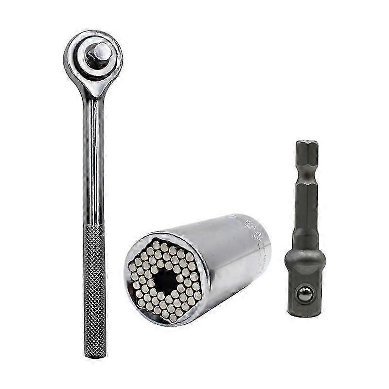 Kit de soclu universal Multifuncțional Power Drill Socket Mouse Plug Tool Bit Holder Tool 719mm 3Pcs/Set