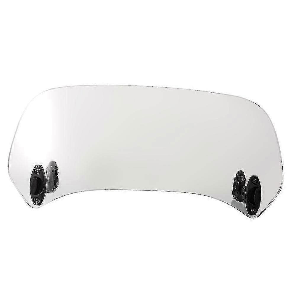 Be suitable for Unique Universal Motorcycle Windscreen Extension Plastic Spoiler Add-on Air Deflector Adjustable Aerofoil 2 Colors