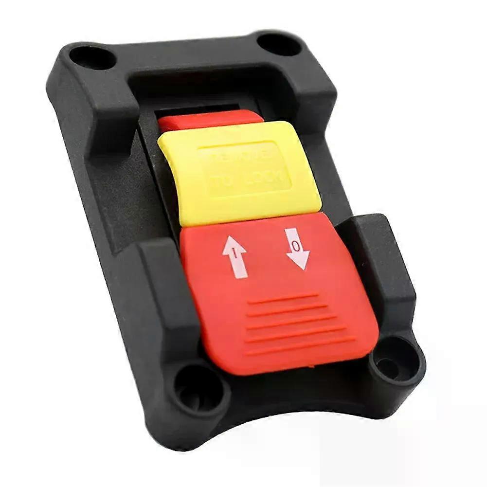 20A Locking Key Switch for Electric Hand Tools 4 Pins DPDT Pushbutton Switch Safety On/Off Toggle for Table Saws