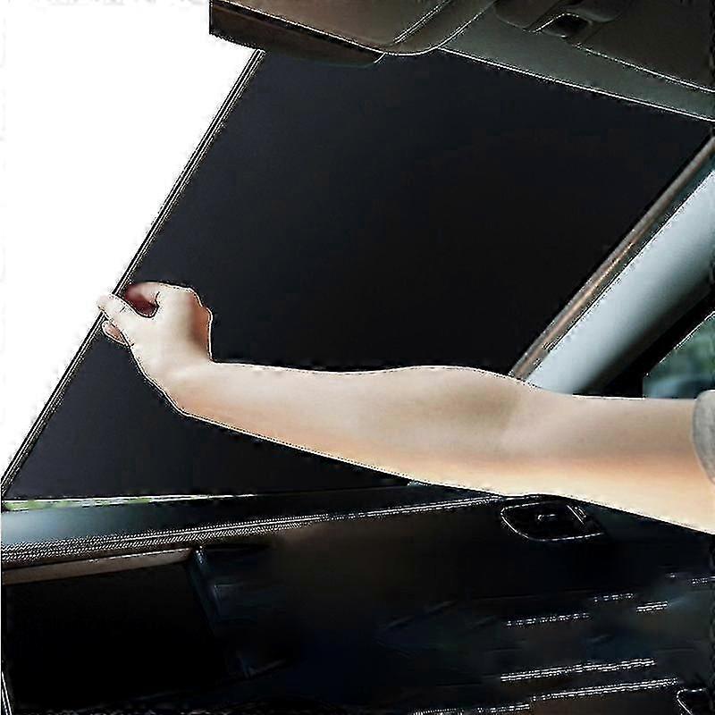 Automatic Retractable Sunshade for Car Windshield Front Window Sun Protection