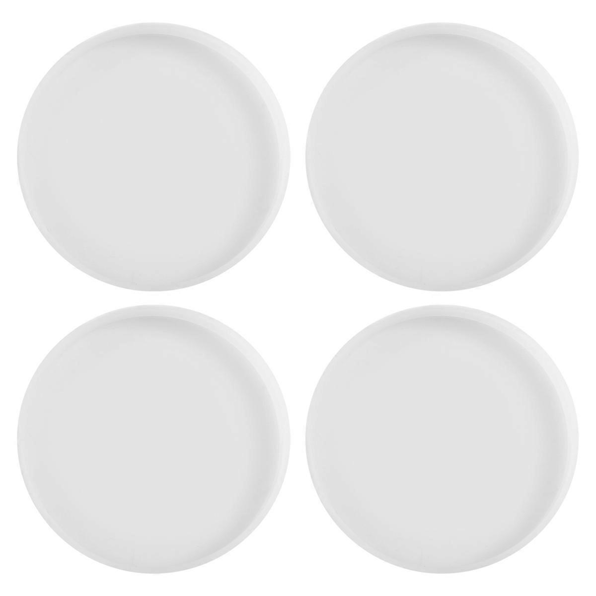 4PCS Round Resin Coaster Mold for Resin Casting,Epoxy Molds