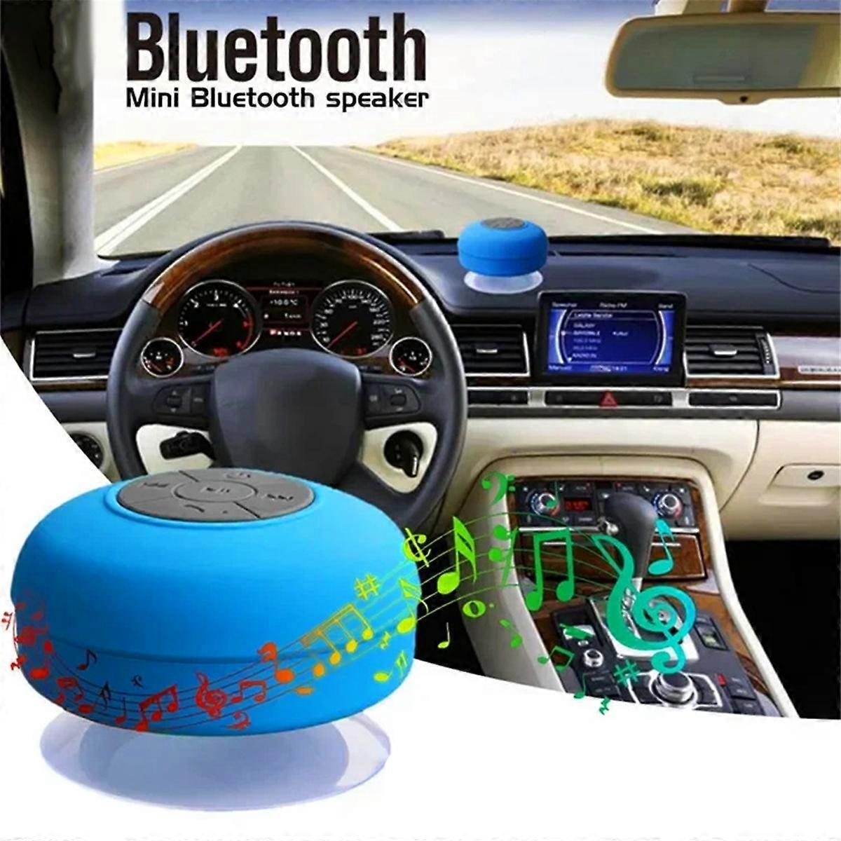 Bathroom Wireless Bluetooth Speaker Suction Cup White
