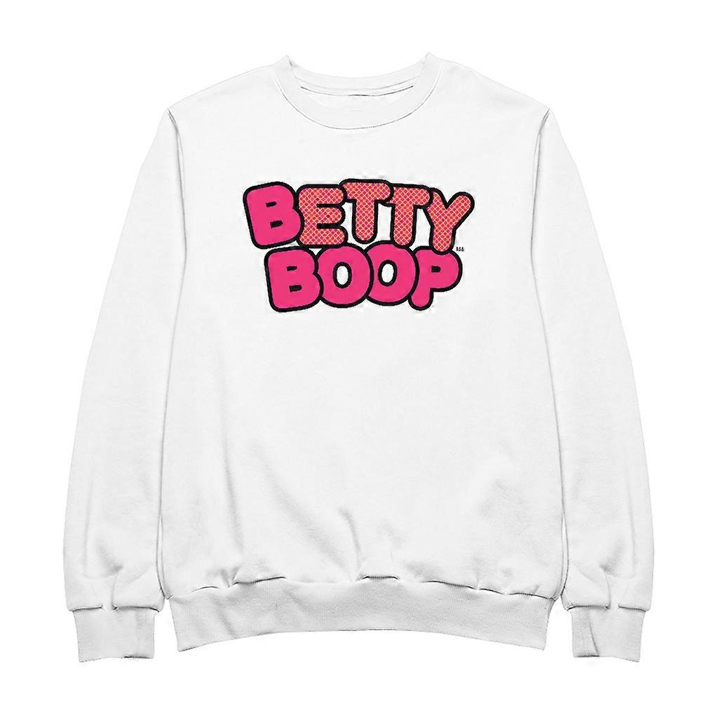 Betty Boop Retro Dotted Name Women's Sweatshirt