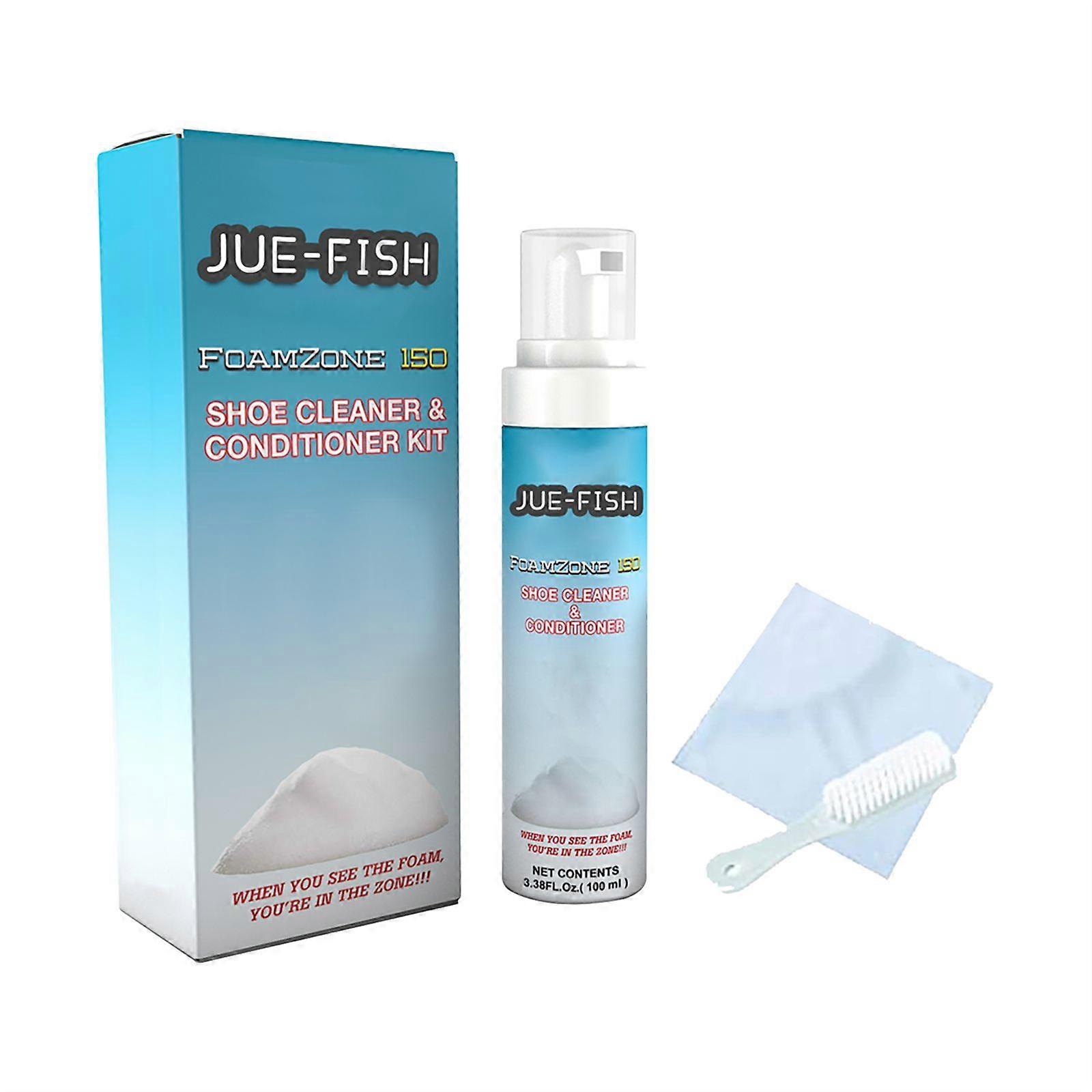 1/2/3X 100 ML Chaussures Kit de nettoyage pour chaussures blanches Blanchir Nettoyage Tache Saleté Enlever Jaune