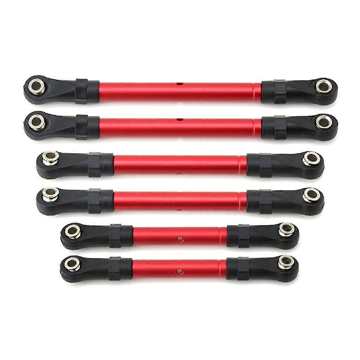Steering Linkage Pull Rod Tie Rod for Hoss/ 4WD Red