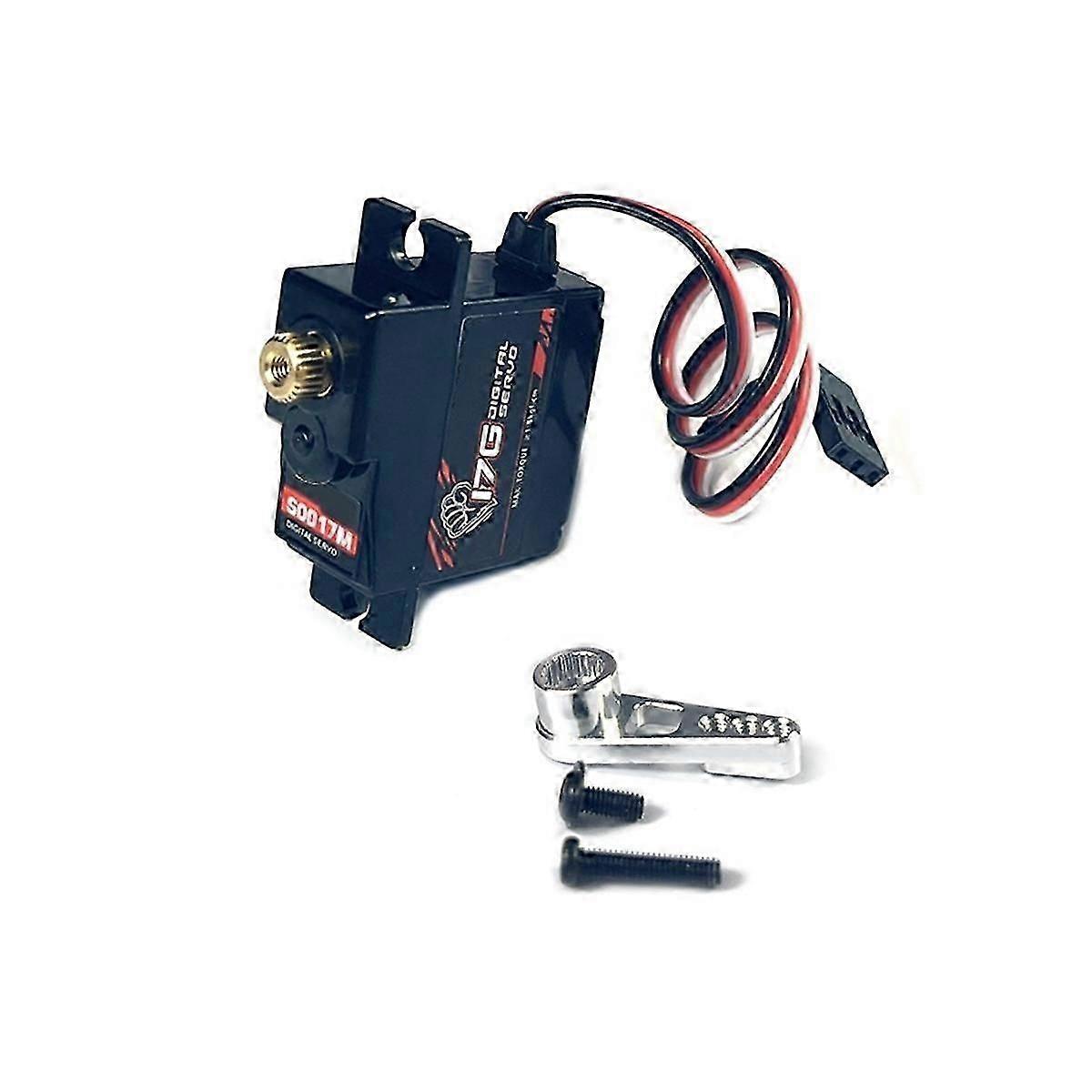17G 3.5KG Metallgetriebe Digitales Servo und Metall-Servoarm S0017M für C14 C24 MN D90 MN99S RC Car Upgra