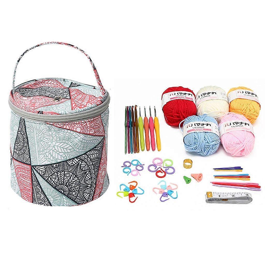 Sticktillbehör Ergonomisk virknål för att göra väska, handskar, strumpa