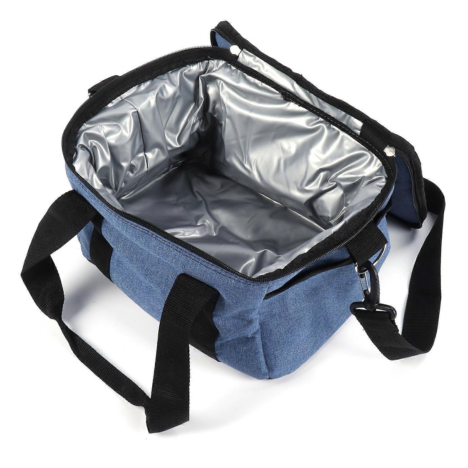 Stylish Reusable Lunch Container, Leakproof Cooler Tote with Adjustable Shoulder Strap for Convenient Transport Suitable for Outdoor Adventures