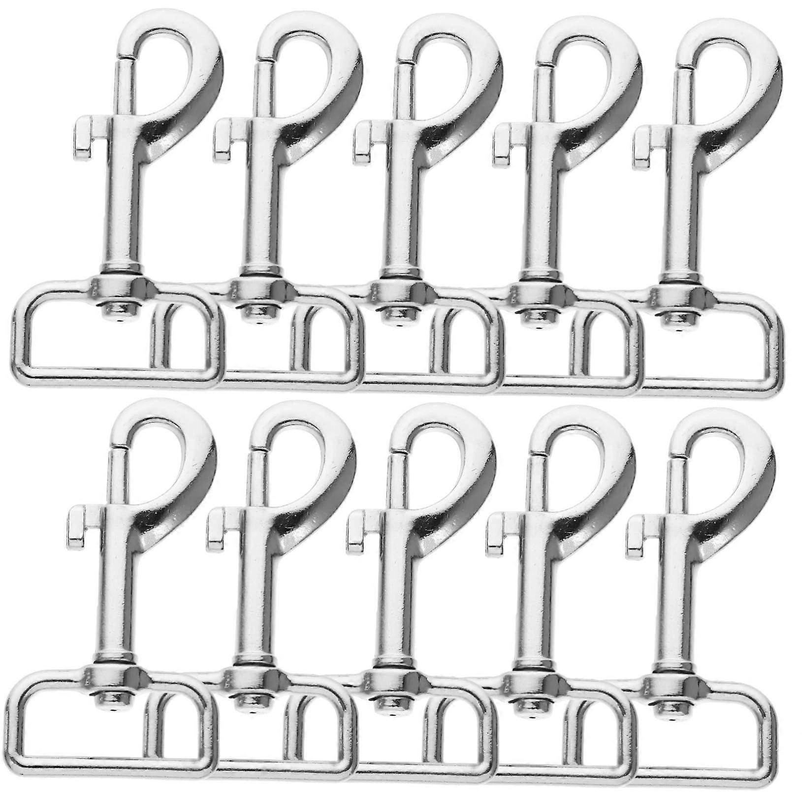 Dog Leash Clips Swivel Snap Hooks for Quick Release Pet Leashes, Heavy Duty Bolt Snaps, Durable Metal Design