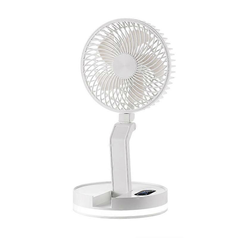 F200 Foldable Remote Control Wall-mounted Fan LED Light Desktop Rotating Fan Regular Model
